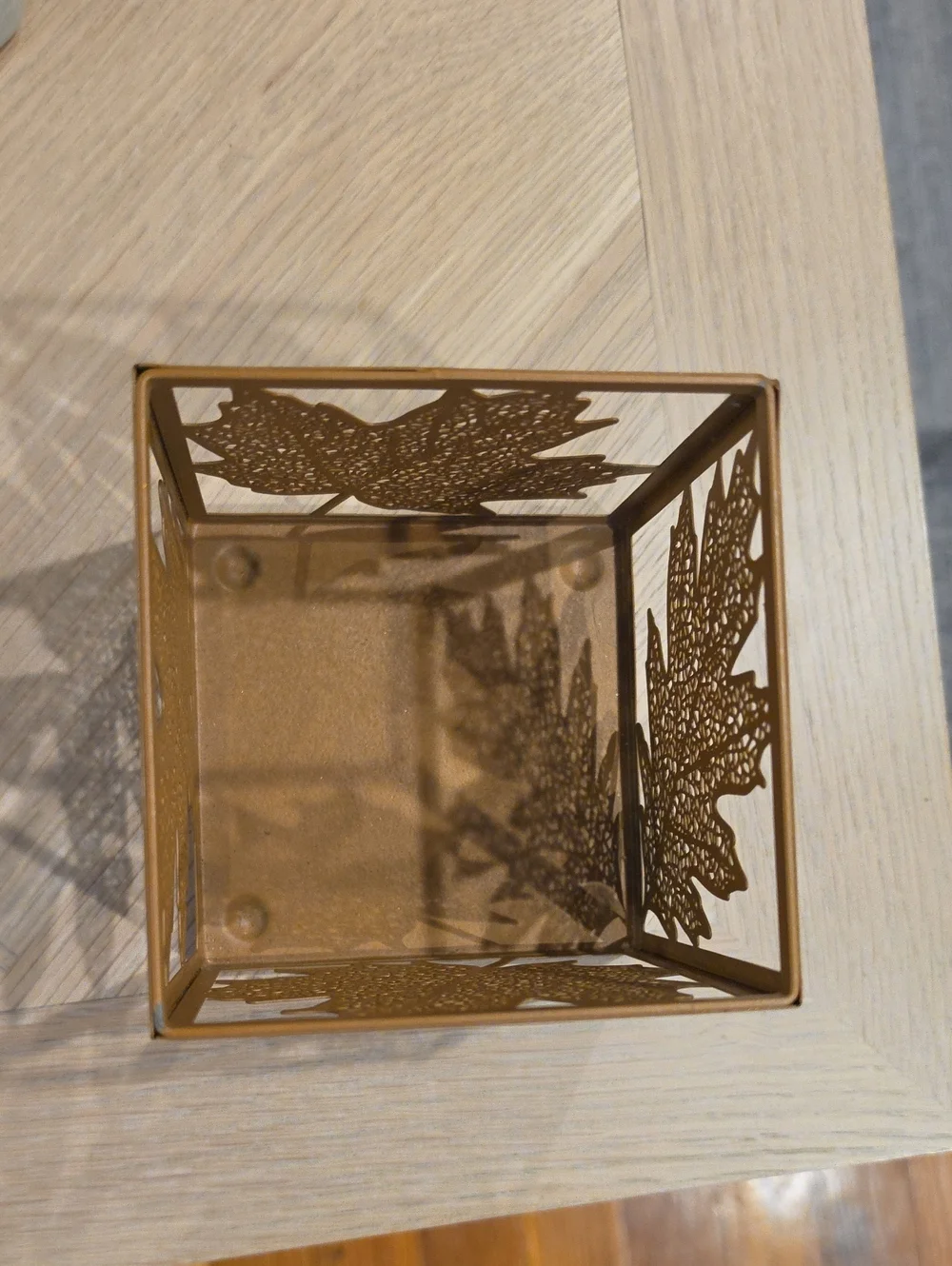Leaf Metal Tealight Candle Holder - Home Accents Yankee Candle